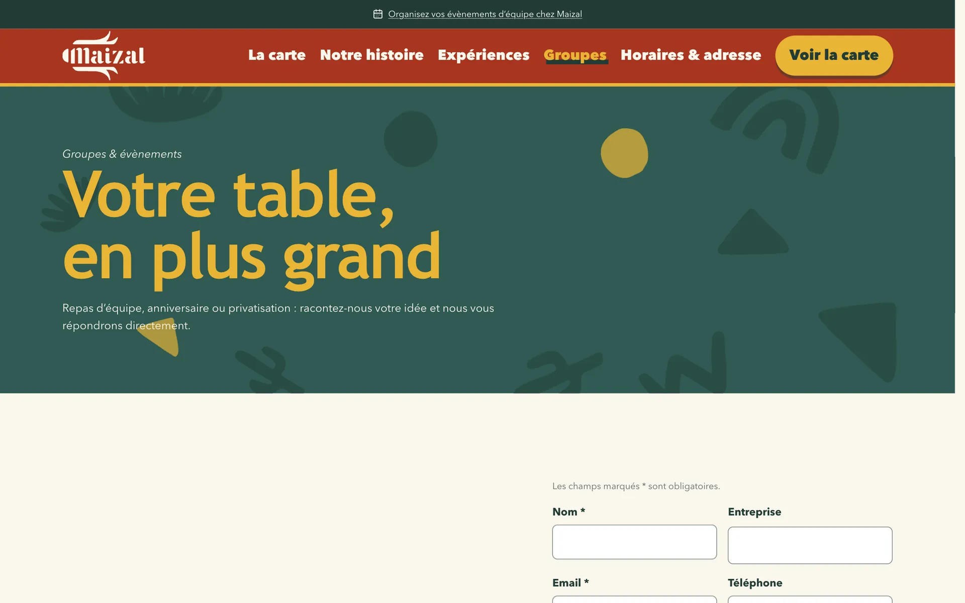 Groups & events