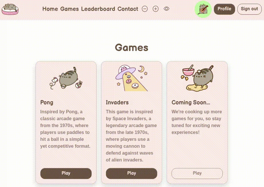 Games hub