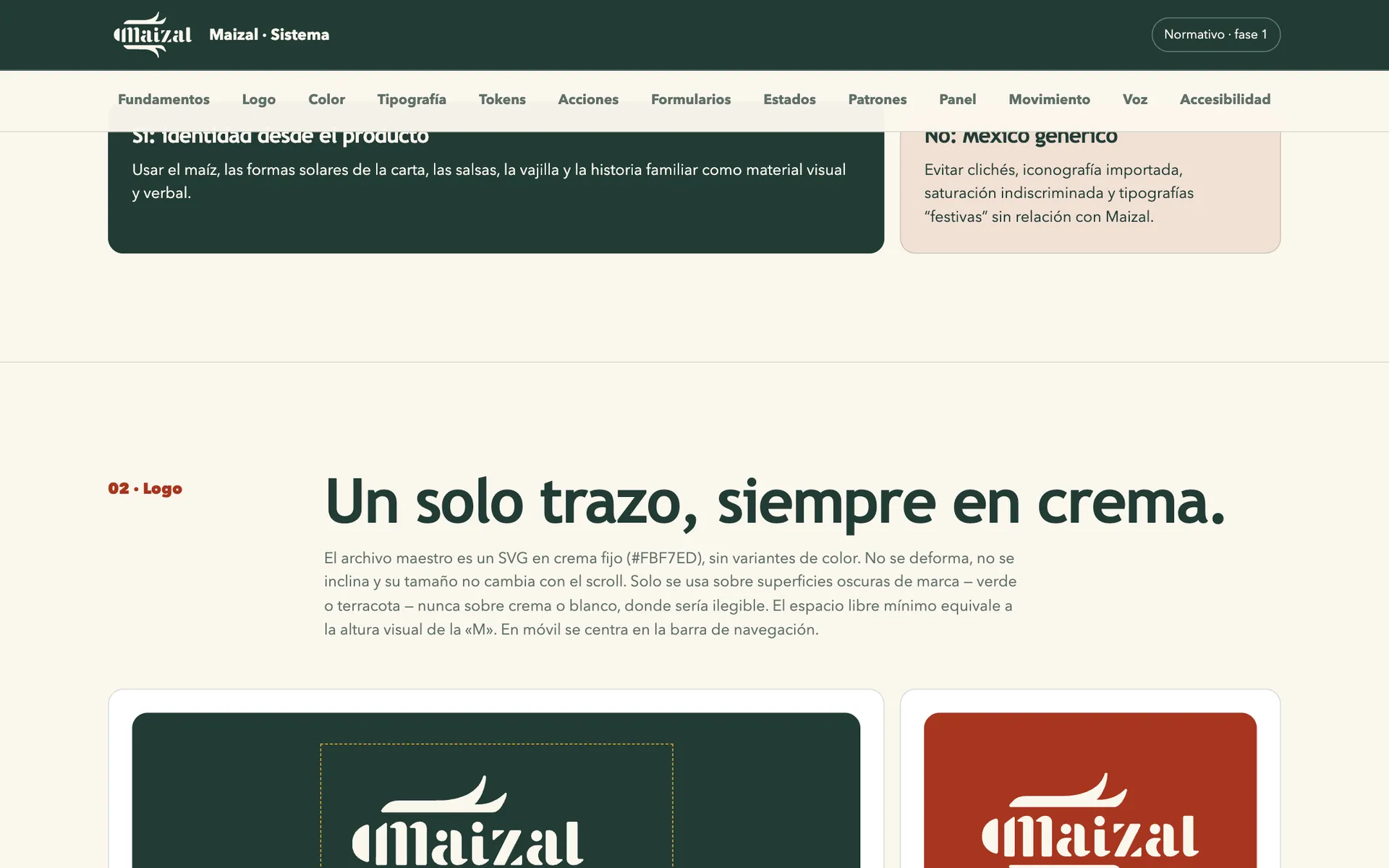 Design-system page
